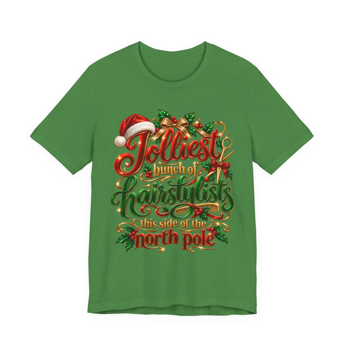 Hairstylist T-Shirt "Jolliest Bunch of Hairstylists"