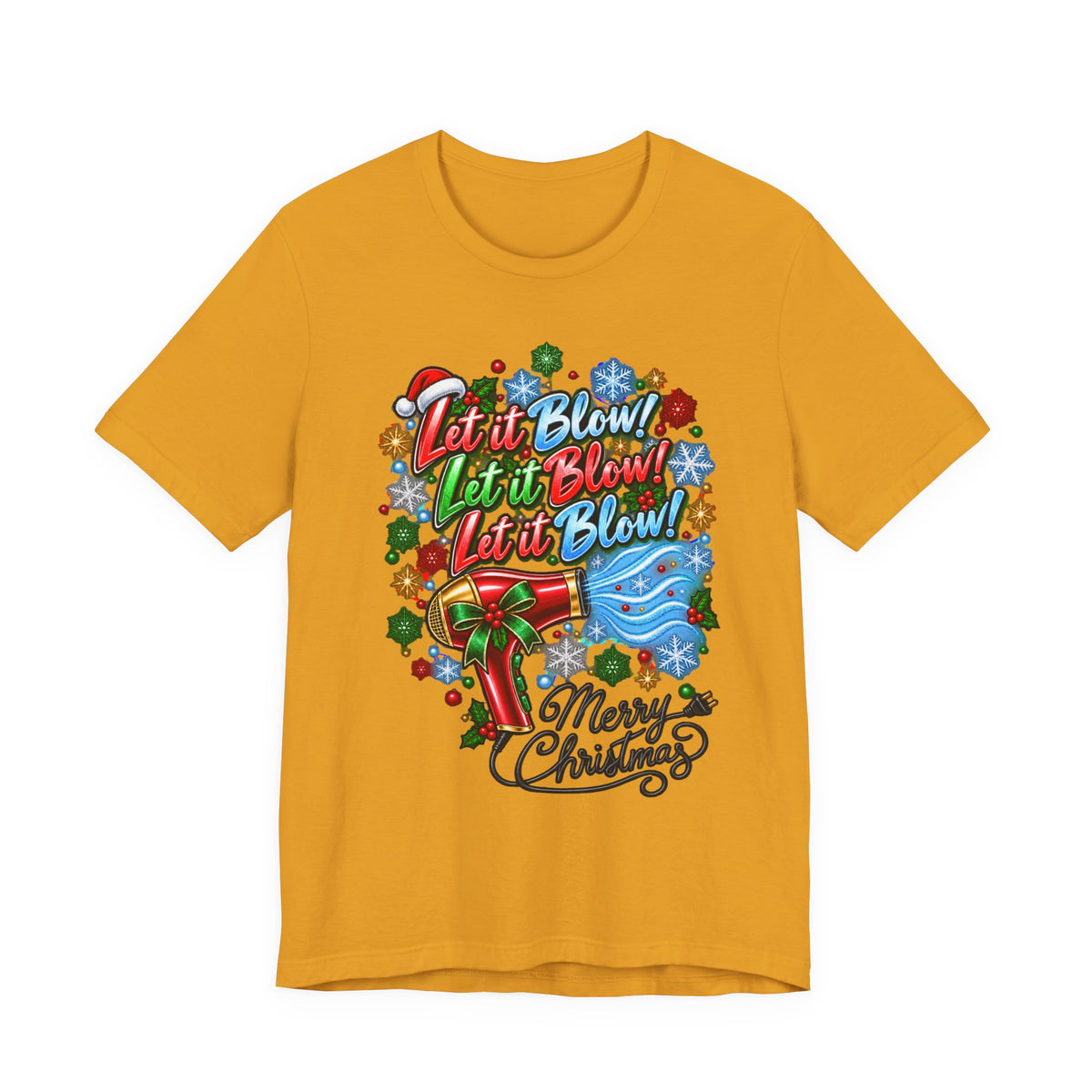 Merry Christmas Hairdryer T-Shirt