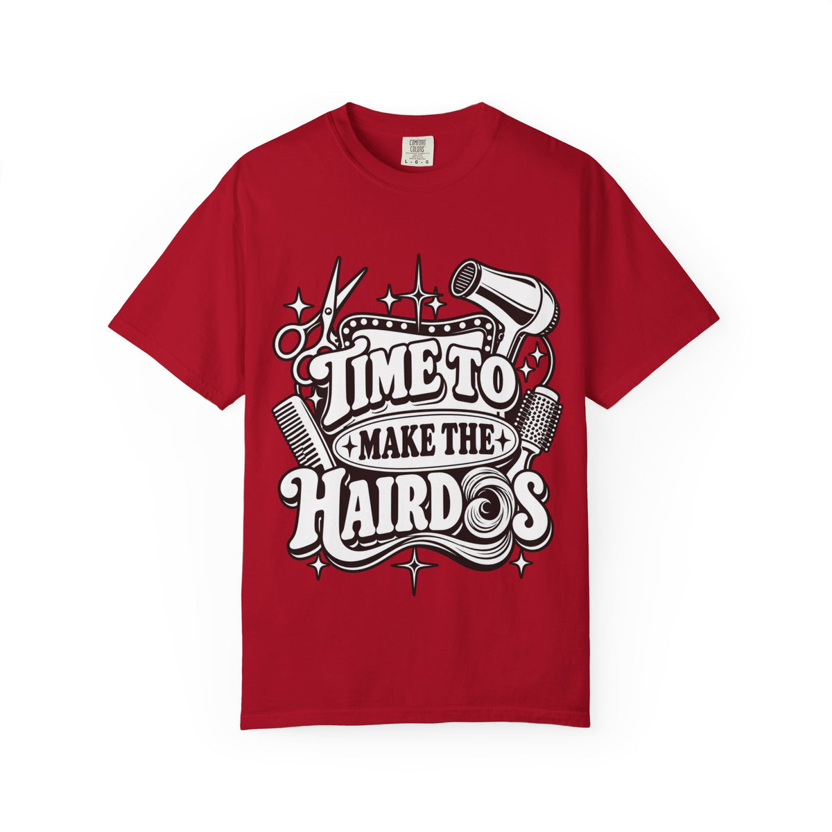 "Time to Make the Hairdos" Vintage Hairstylist T-Shirt