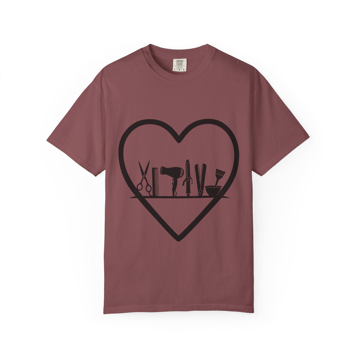"Heart and Hair Tools" T-Shirt for Hairstylist