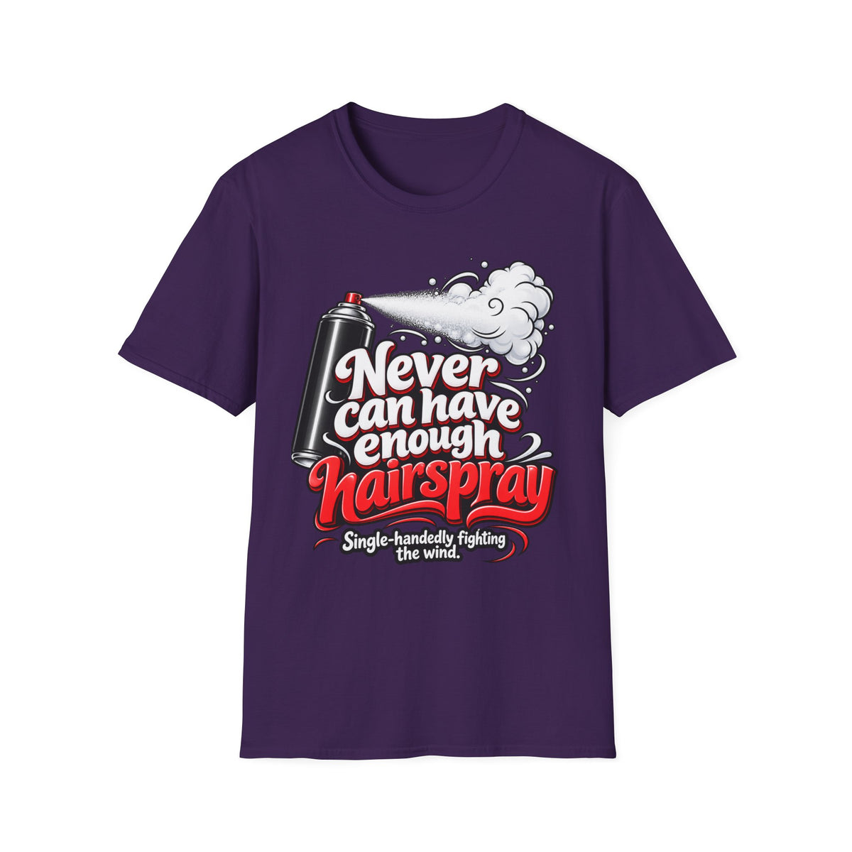 "Never Can Have Enough Hairspray" Vintage Spray Can T-shirt