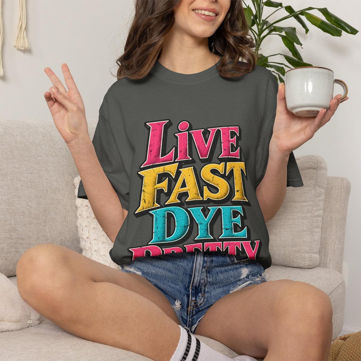 "Live Fast Dye Pretty" Stylist T-Shirt