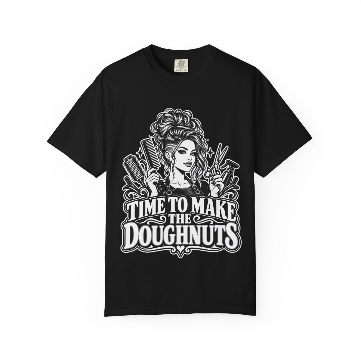 "Time to Make the Doughnuts" (Money) Hairstylist T-Shirt