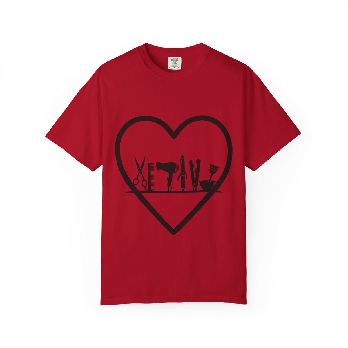 "Heart and Hair Tools" T-Shirt for Hairstylist
