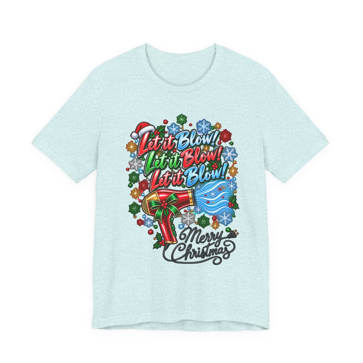 Merry Christmas Hairdryer T-Shirt