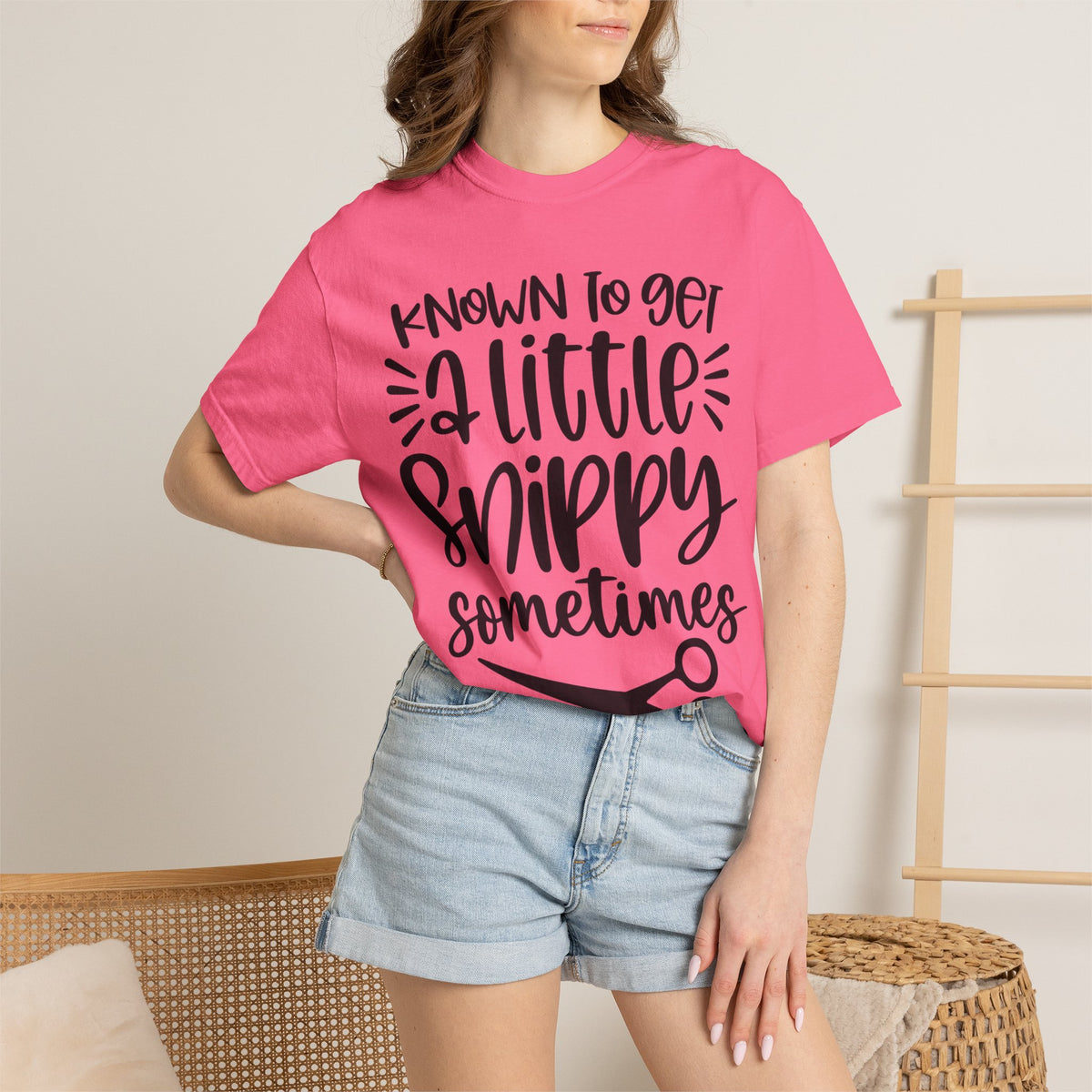"Known to Get a Little Snippy Sometimes" Hairstylist T-shirt
