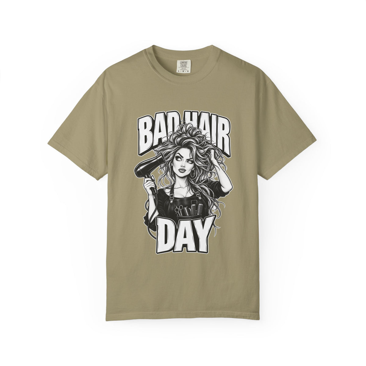 "Bad Hair Day" T-Shirt for Hairstyle Humor