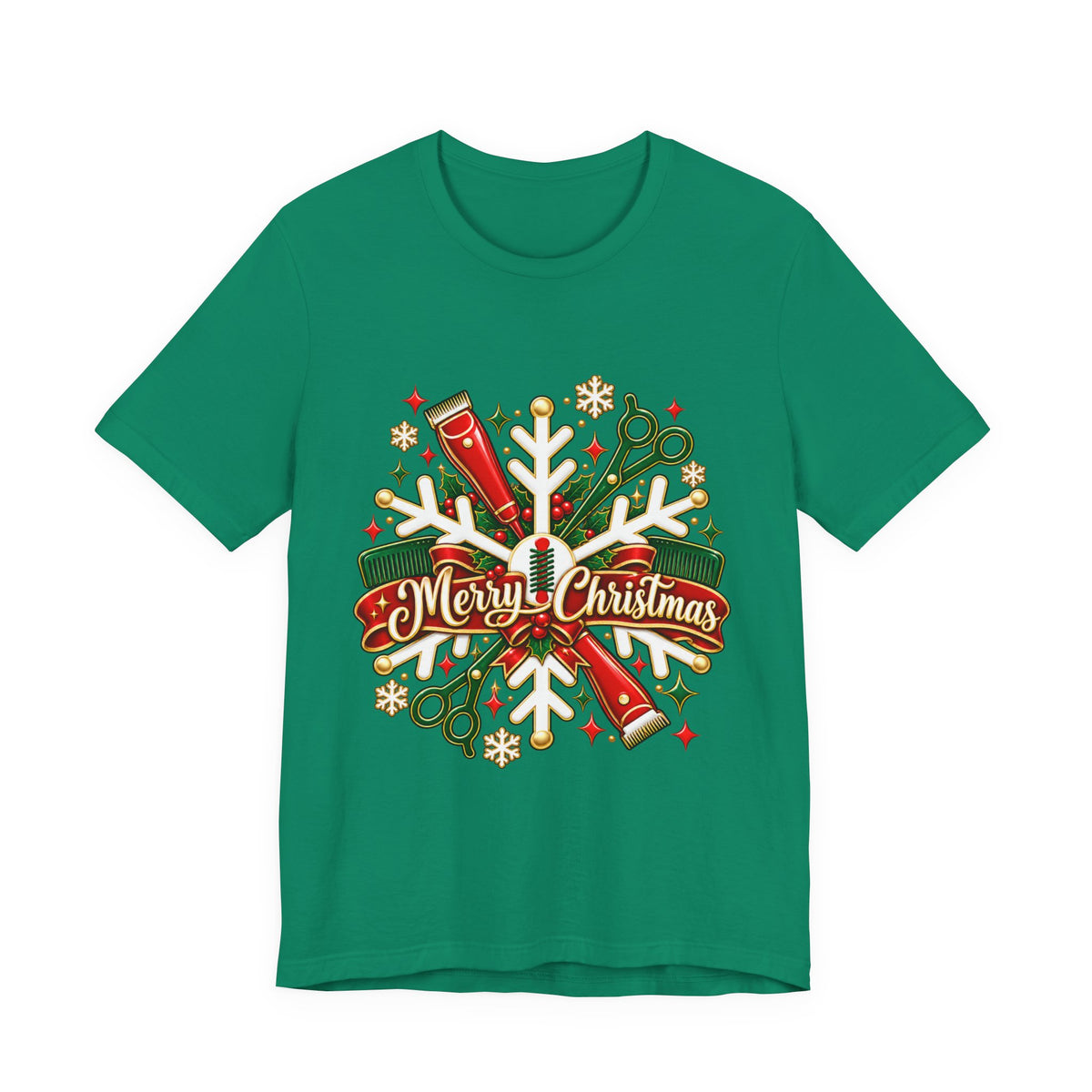 "Merry Christmas" Hair Tools Stylist T-Shirt
