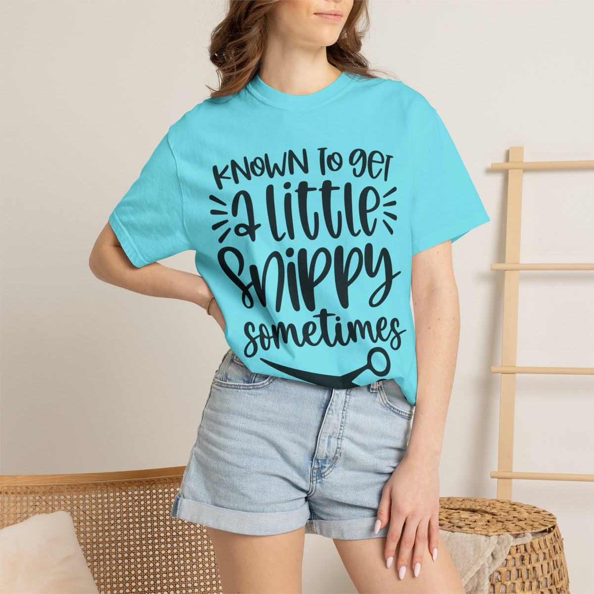 "Known to Get a Little Snippy Sometimes" Hairstylist T-shirt