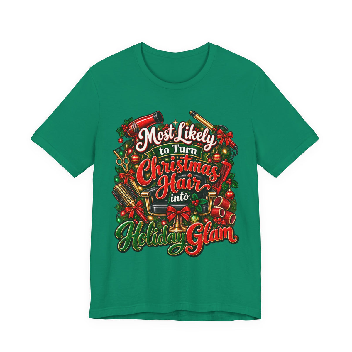 " Most Likely to Turn Christmas Hair Into Holiday Glam"