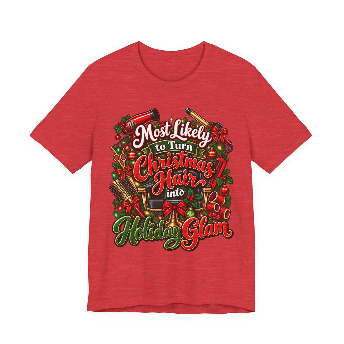 " Most Likely to Turn Christmas Hair Into Holiday Glam"