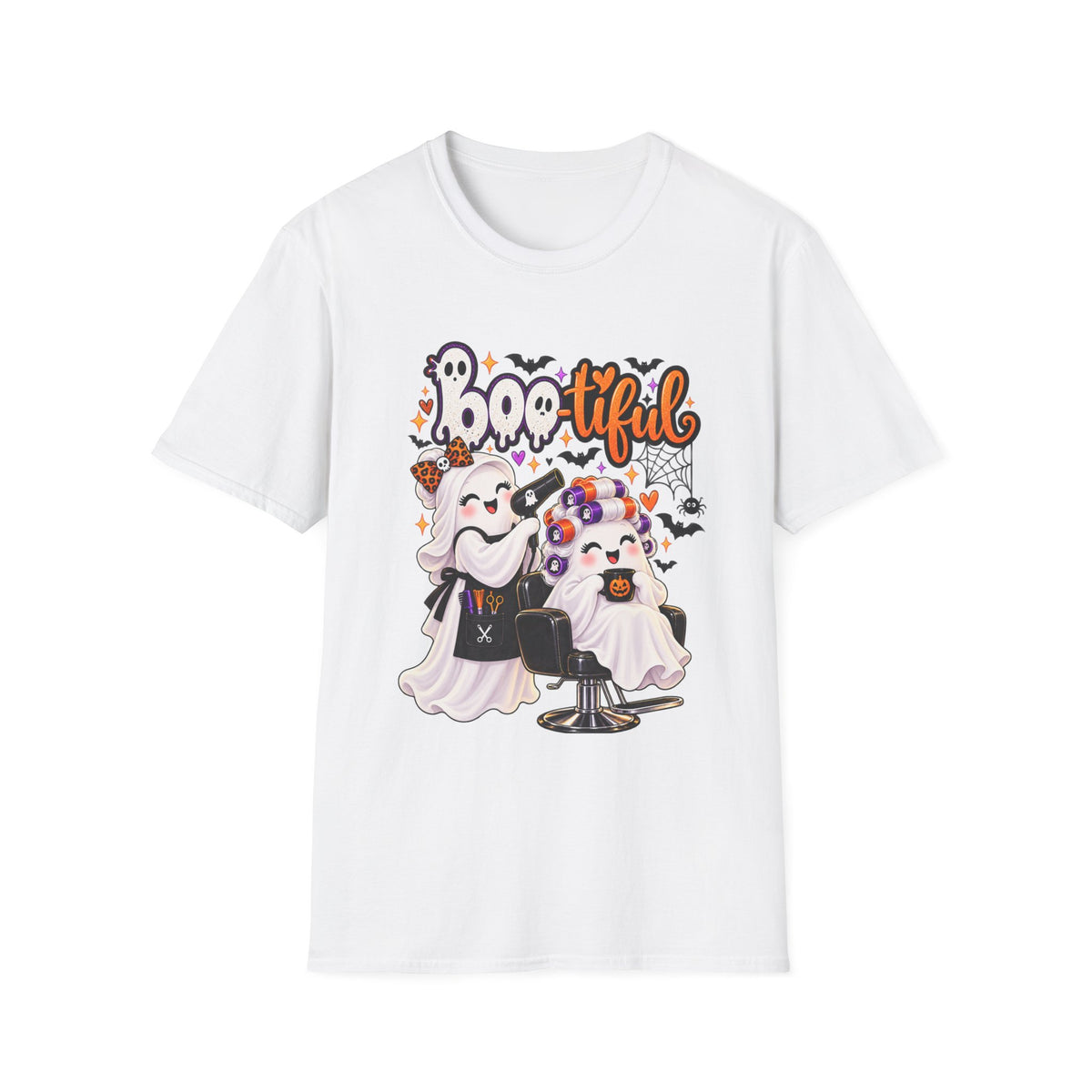 Boo-tiful Ghosts Halloween Hairstylist T-Shirt