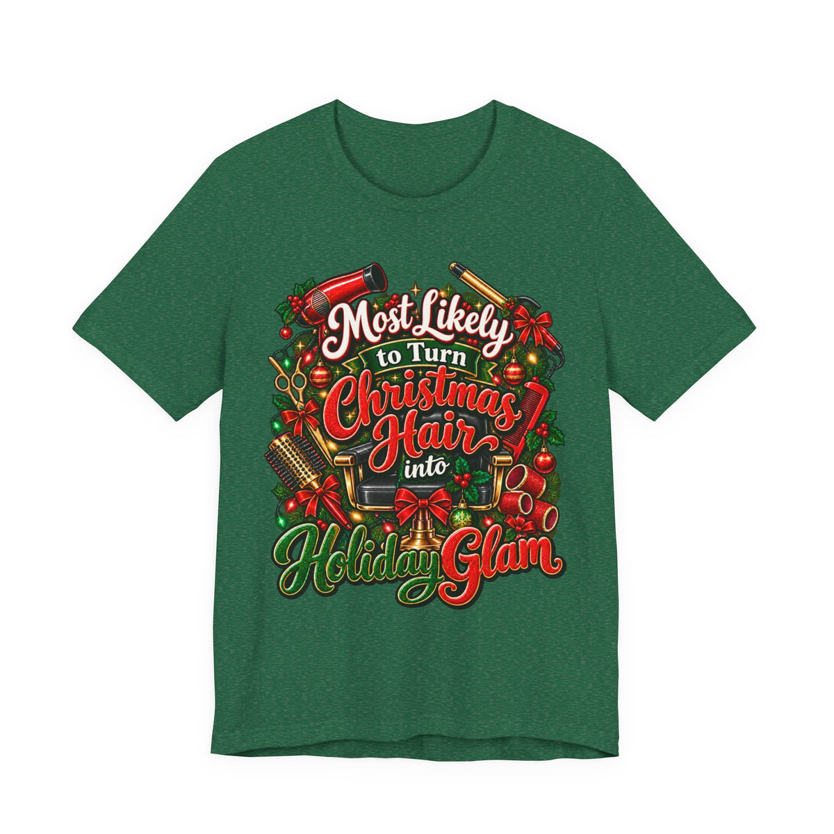" Most Likely to Turn Christmas Hair Into Holiday Glam"