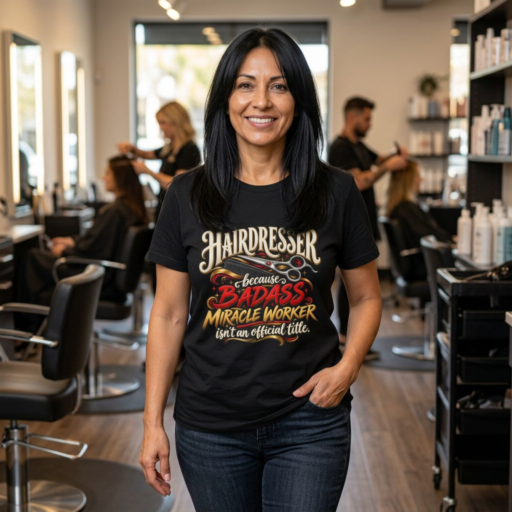 “Because Badass Miracle Worker Isn’t an Official Title” Graphic Tee