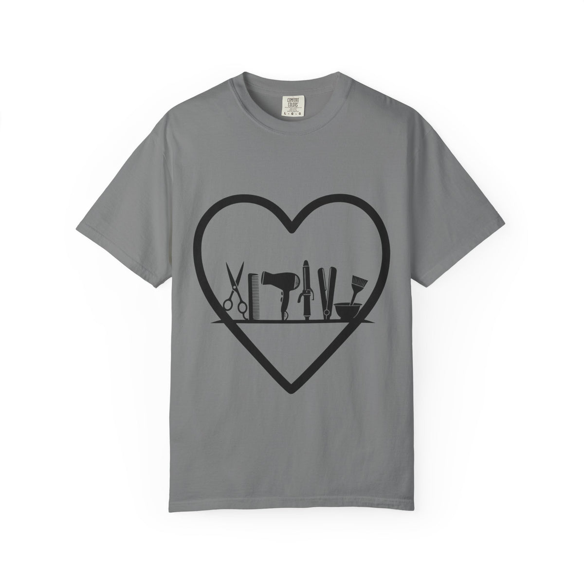 "Heart and Hair Tools" T-Shirt for Hairstylist