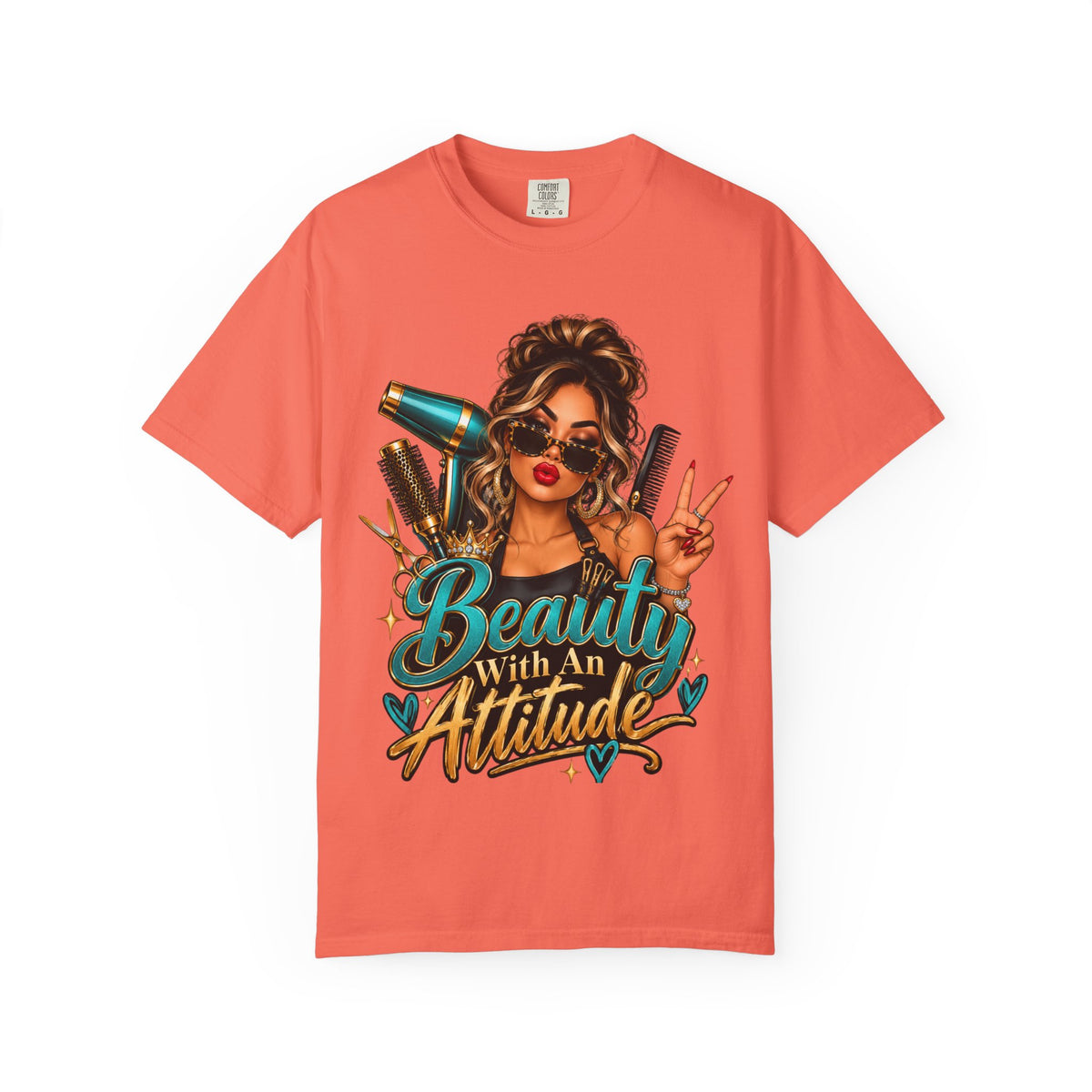 "Beauty With an Attitude" Hairstylist T-Shirt