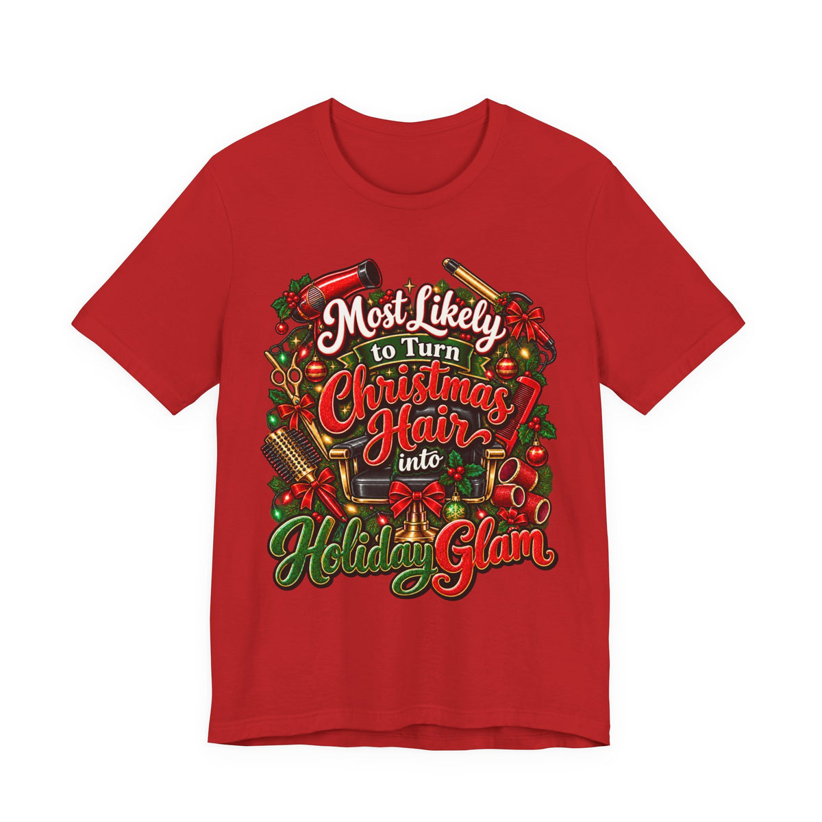 " Most Likely to Turn Christmas Hair Into Holiday Glam"