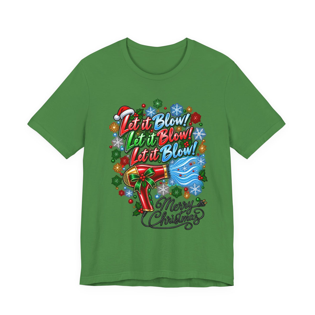 Merry Christmas Hairdryer T-Shirt