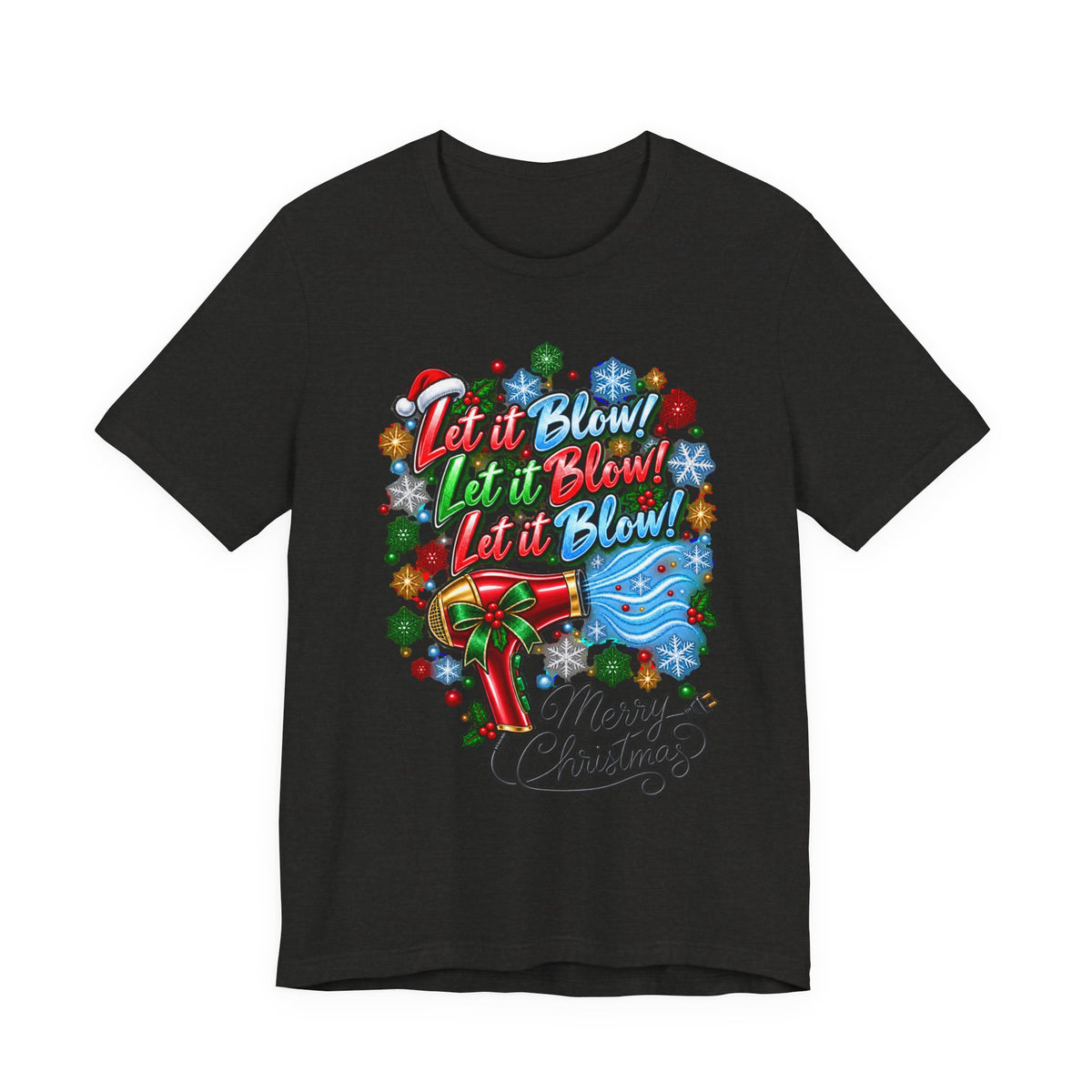 Merry Christmas Hairdryer T-Shirt