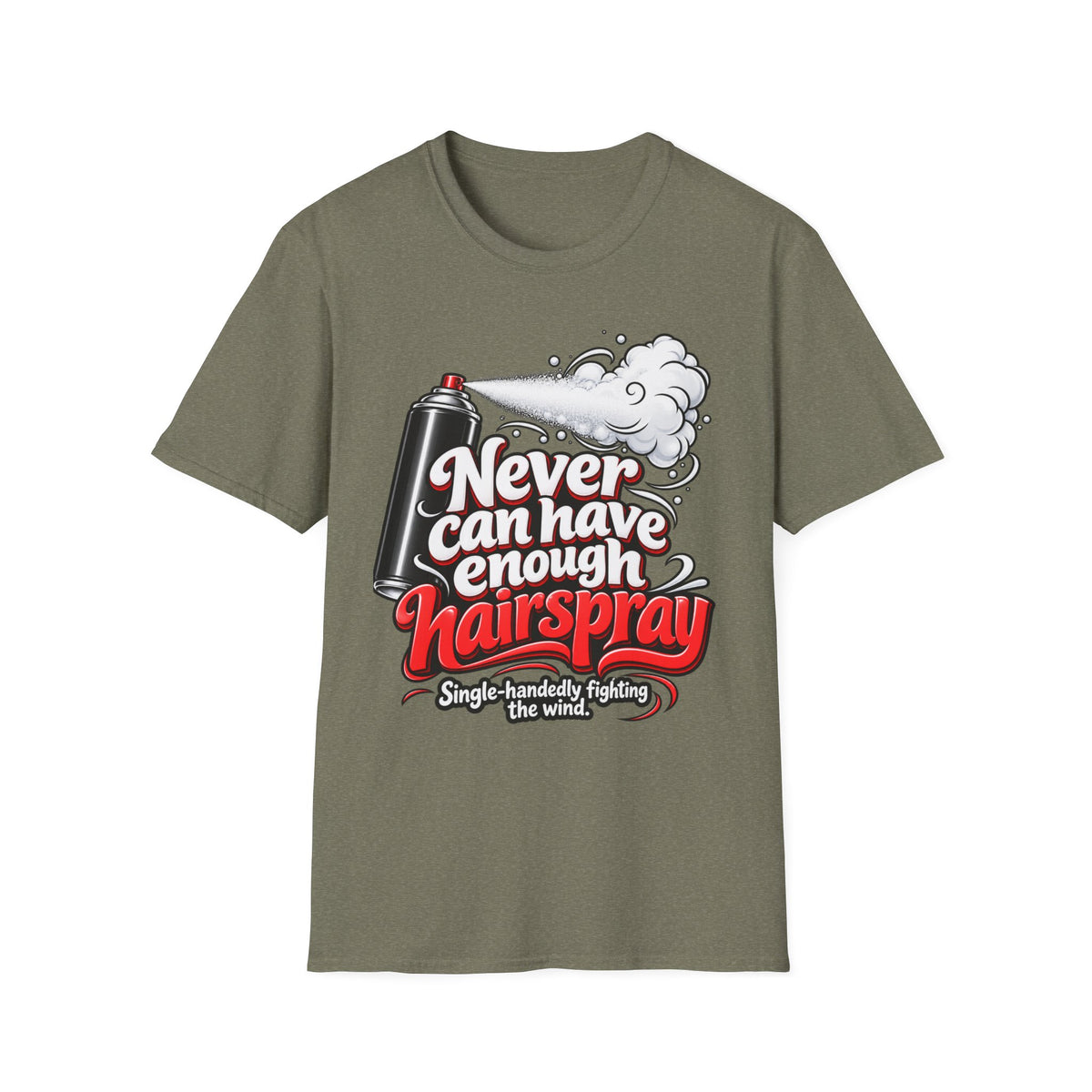 "Never Can Have Enough Hairspray" Vintage Spray Can T-shirt