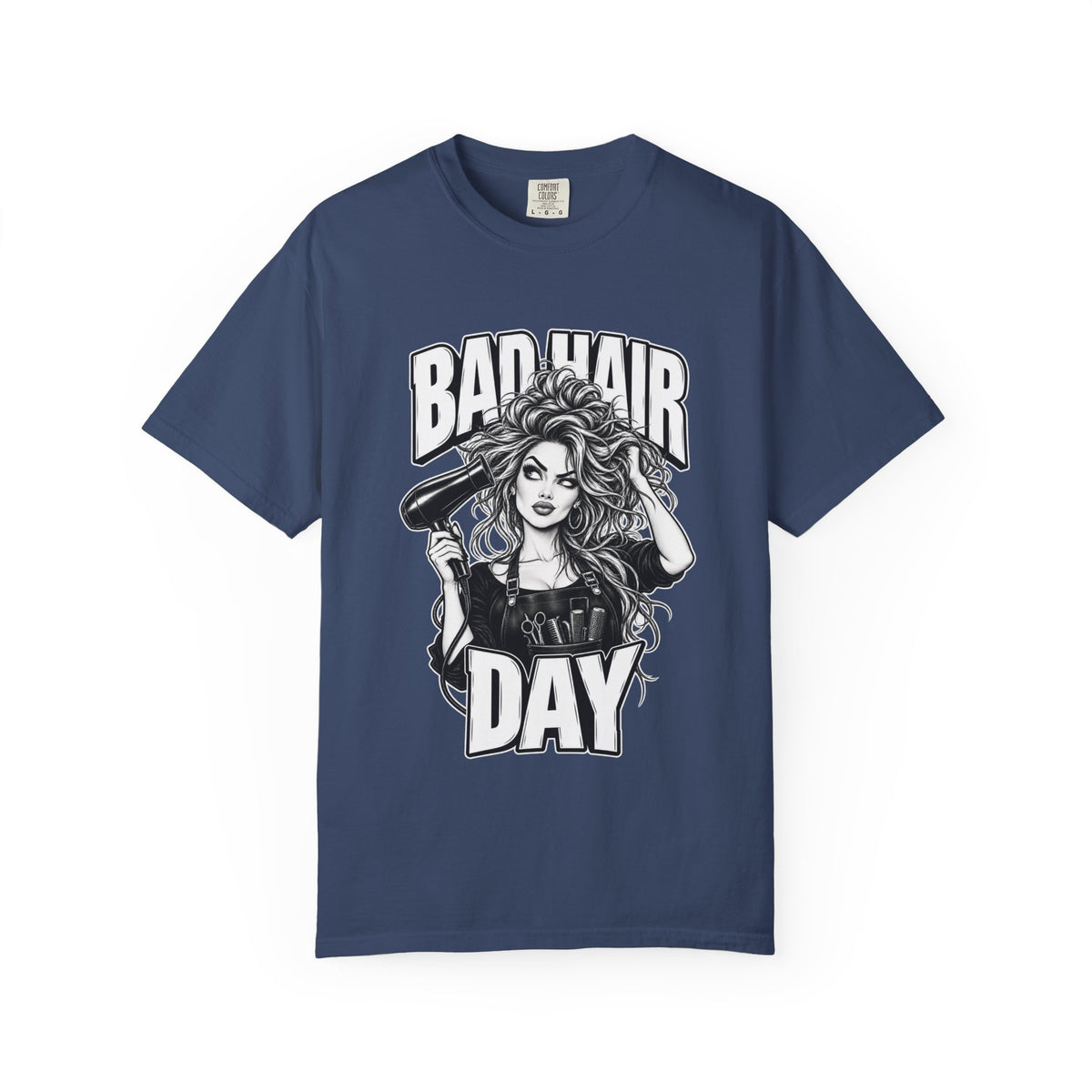"Bad Hair Day" T-Shirt for Hairstyle Humor