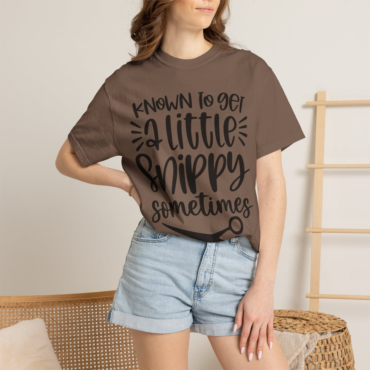 "Known to Get a Little Snippy Sometimes" Hairstylist T-shirt