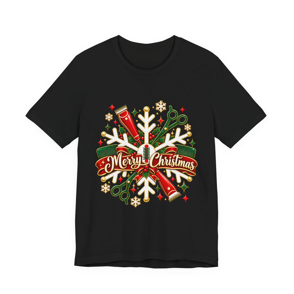 Christmas Hair Salon Tools Wreath — “Merry Christmas”