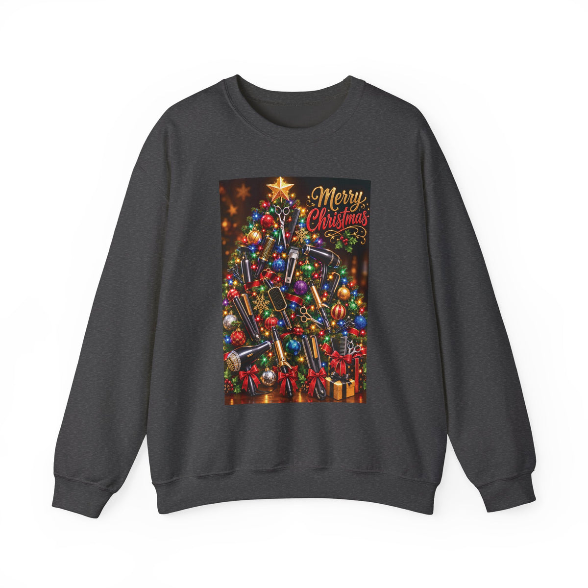"Merry Christmas" Hairstylist Crew Sweater