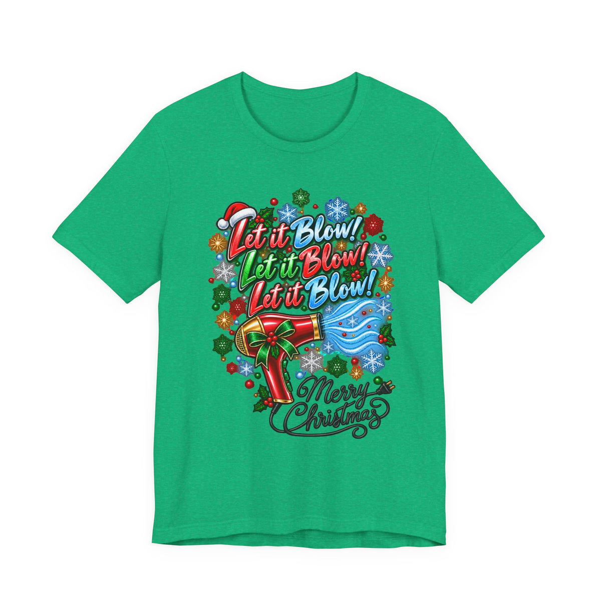 Merry Christmas Hairdryer T-Shirt
