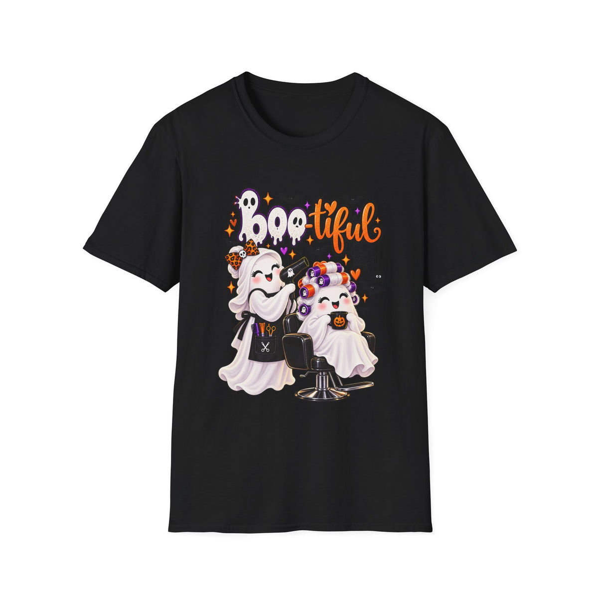 Boo-tiful Ghosts Halloween Hairstylist T-Shirt