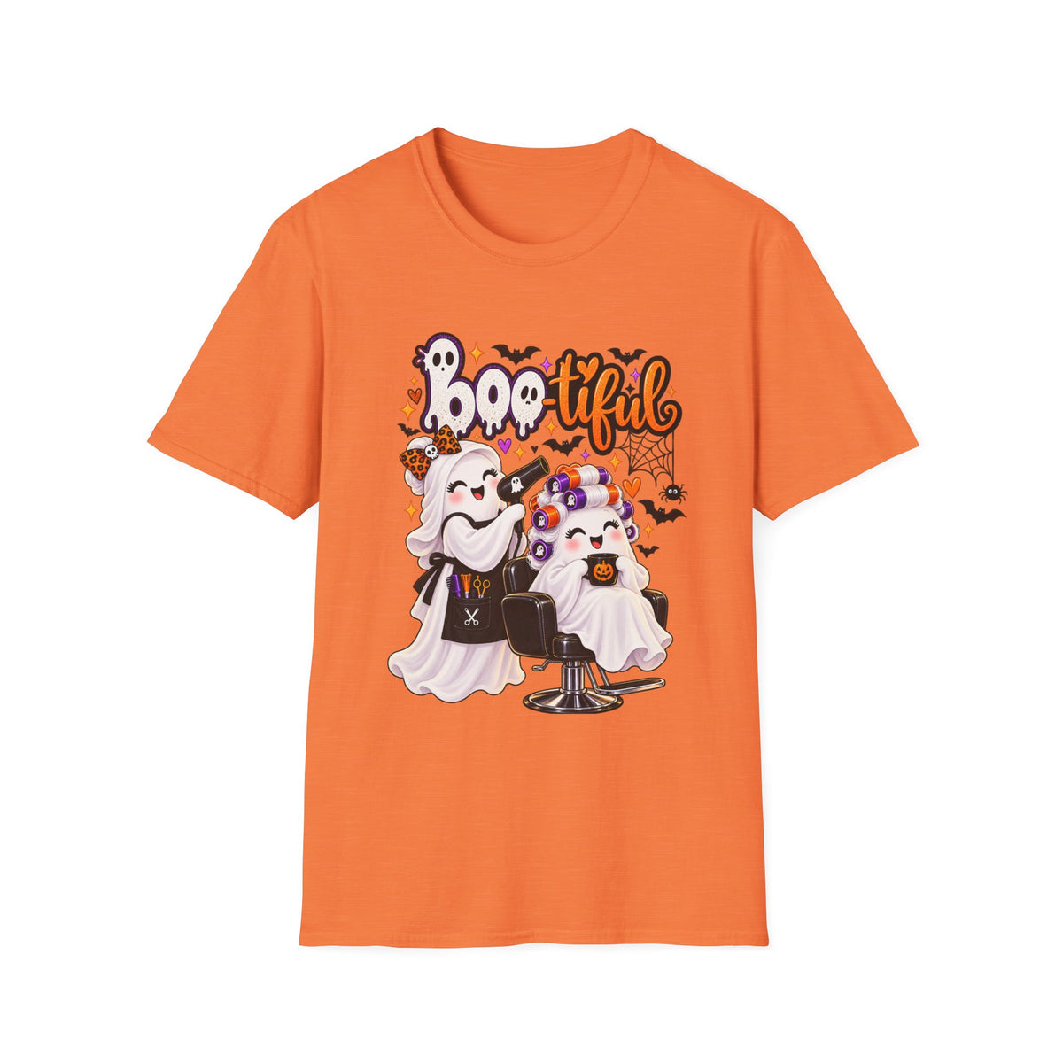 Boo-tiful Ghosts Halloween Hairstylist T-Shirt