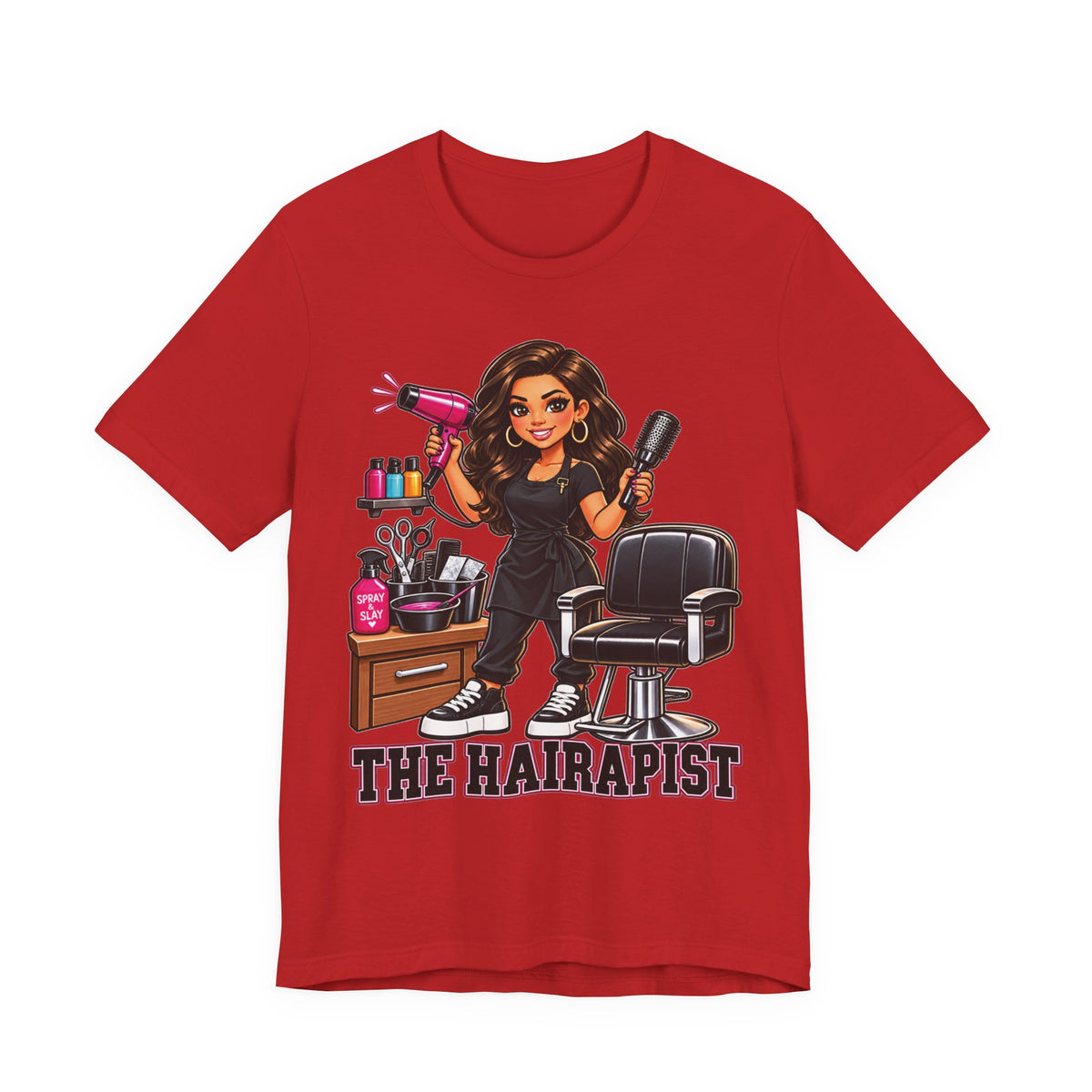 "The Hairapist" Funny Hairstylist Salon T-Shirt