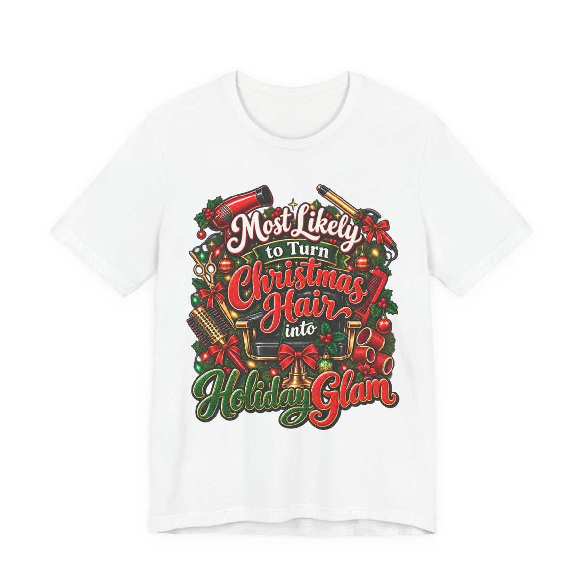 " Most Likely to Turn Christmas Hair Into Holiday Glam"