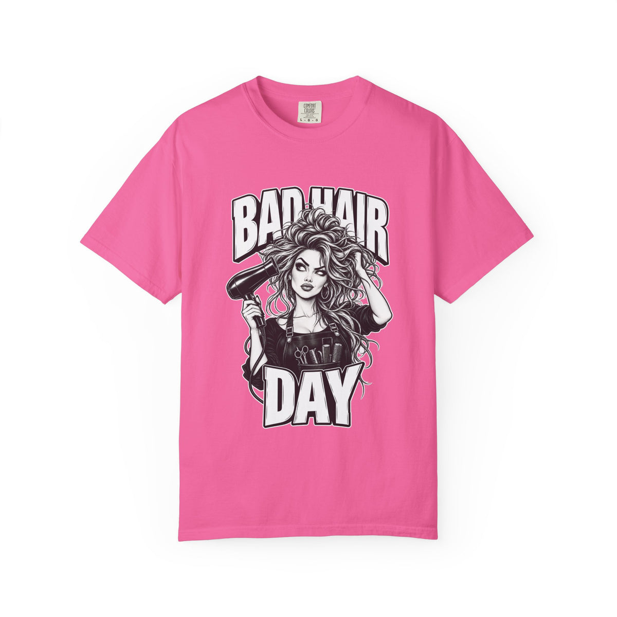 "Bad Hair Day" T-Shirt for Hairstyle Humor