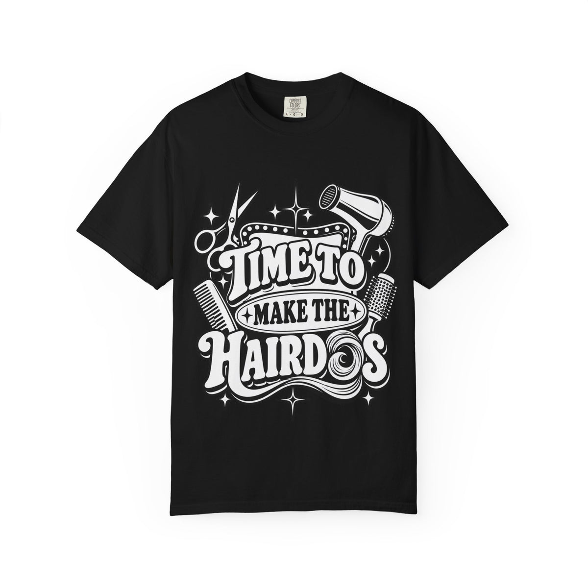 "Time to Make the Hairdos" Vintage Hairstylist T-Shirt
