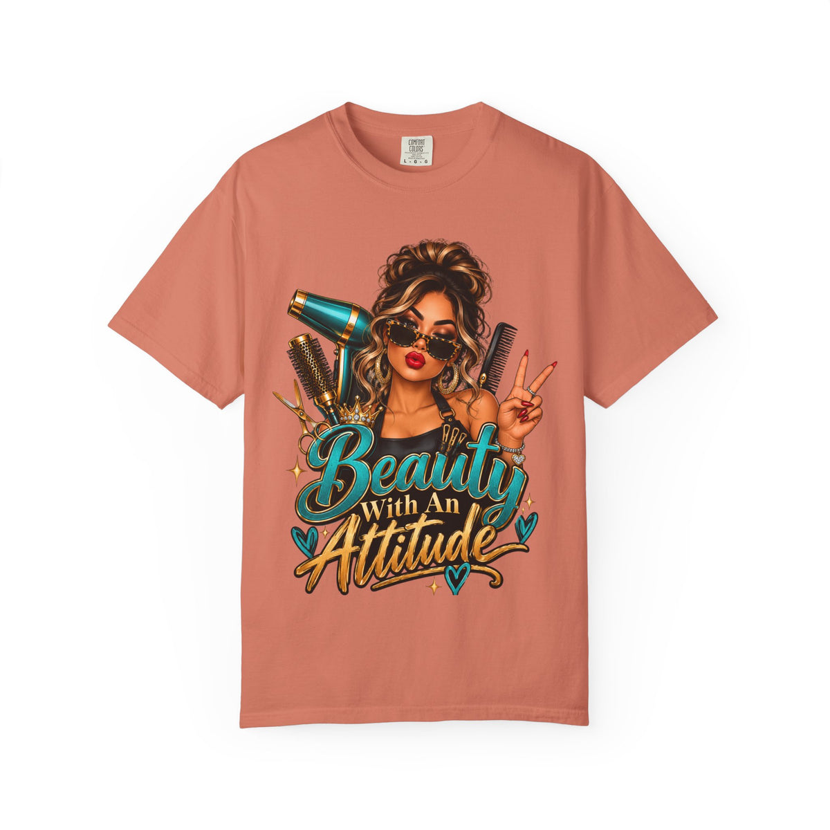 "Beauty With an Attitude" Hairstylist T-Shirt
