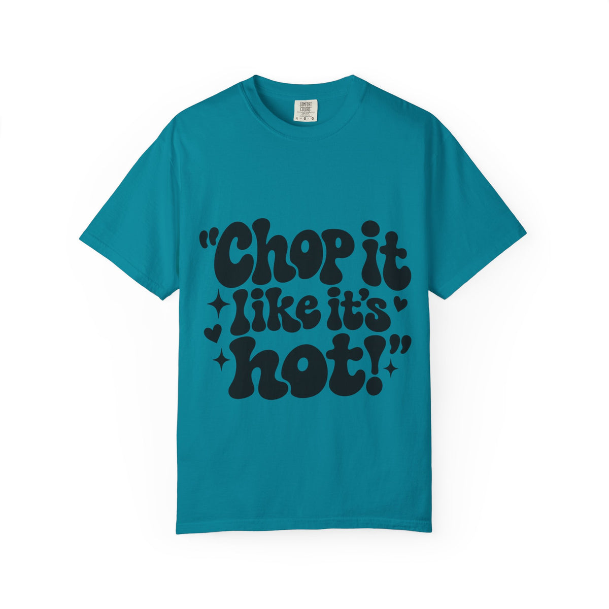 "Chop It Like It's Hot" Typography Hairstylist T-Shirt
