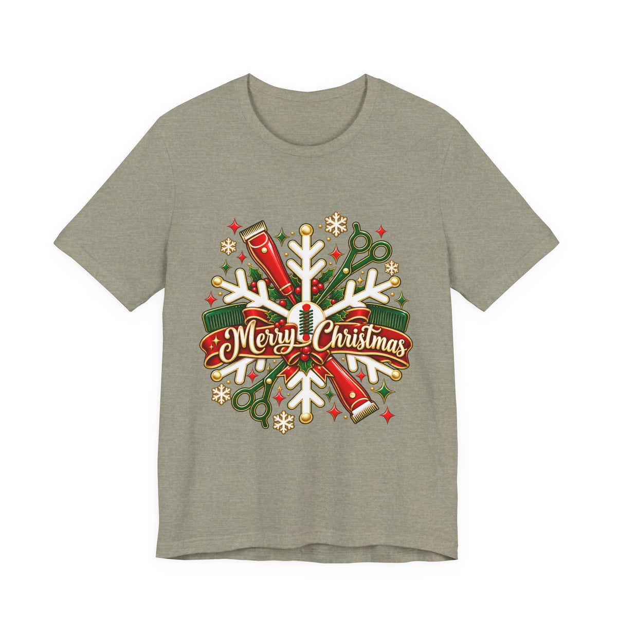 "Merry Christmas" Hair Tools Stylist T-Shirt