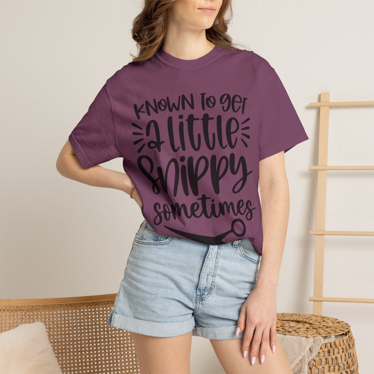 "Known to Get a Little Snippy Sometimes" Hairstylist T-shirt