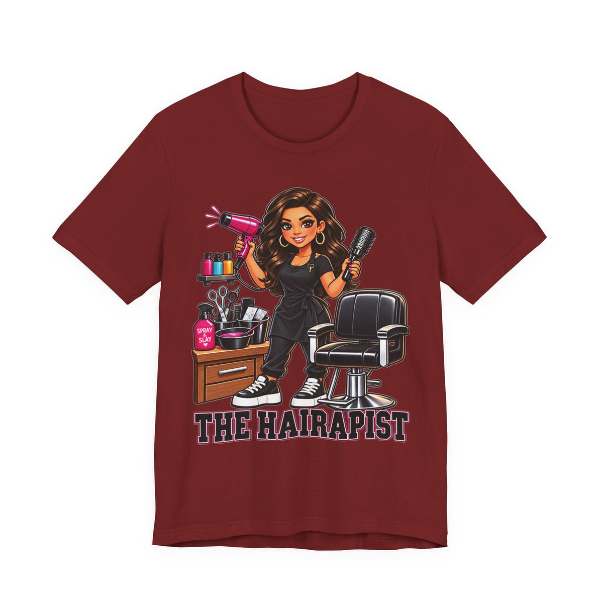 "The Hairapist" Funny Hairstylist Salon T-Shirt