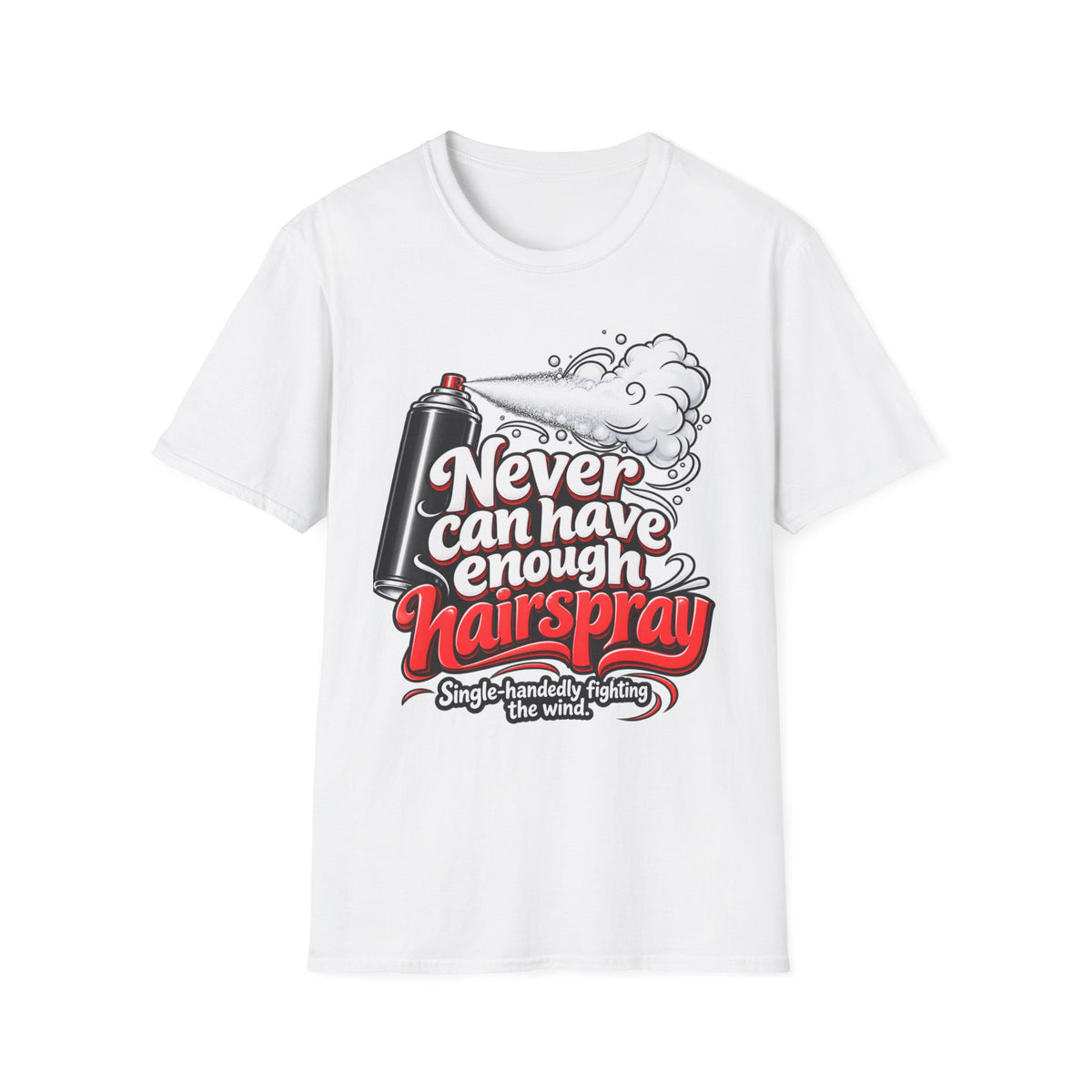 "Never Can Have Enough Hairspray" Vintage Spray Can T-shirt