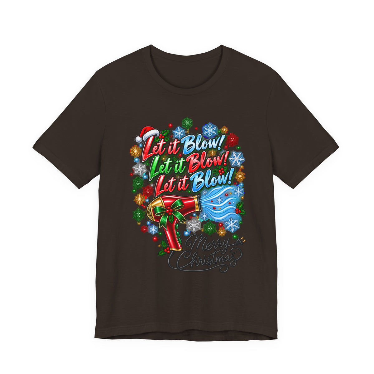 Merry Christmas Hairdryer T-Shirt
