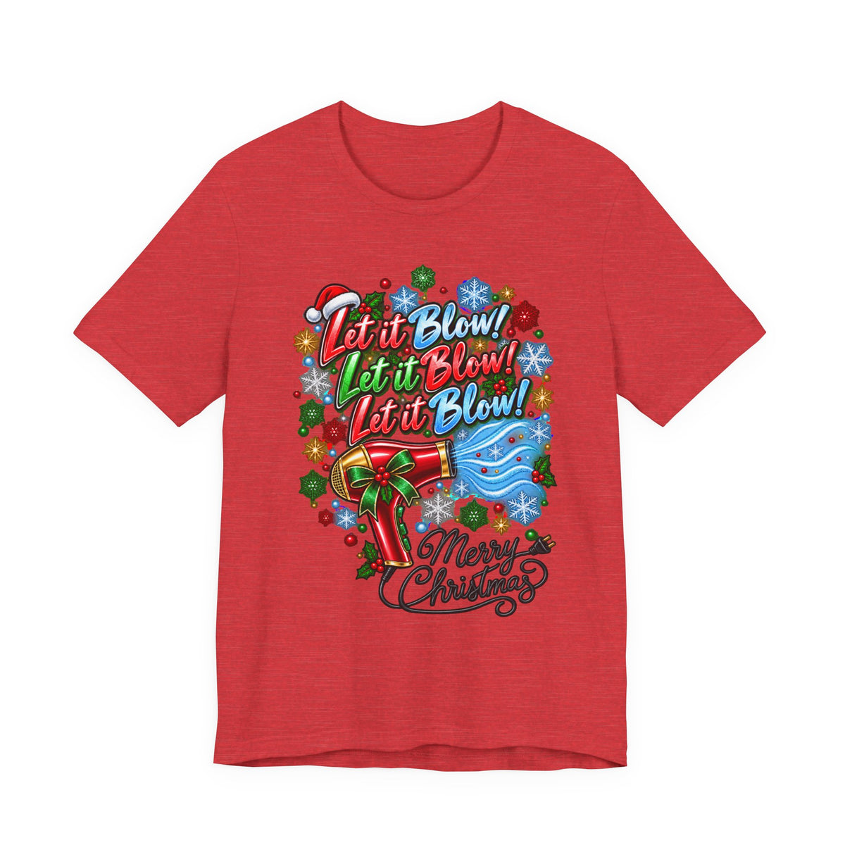 Merry Christmas Hairdryer T-Shirt