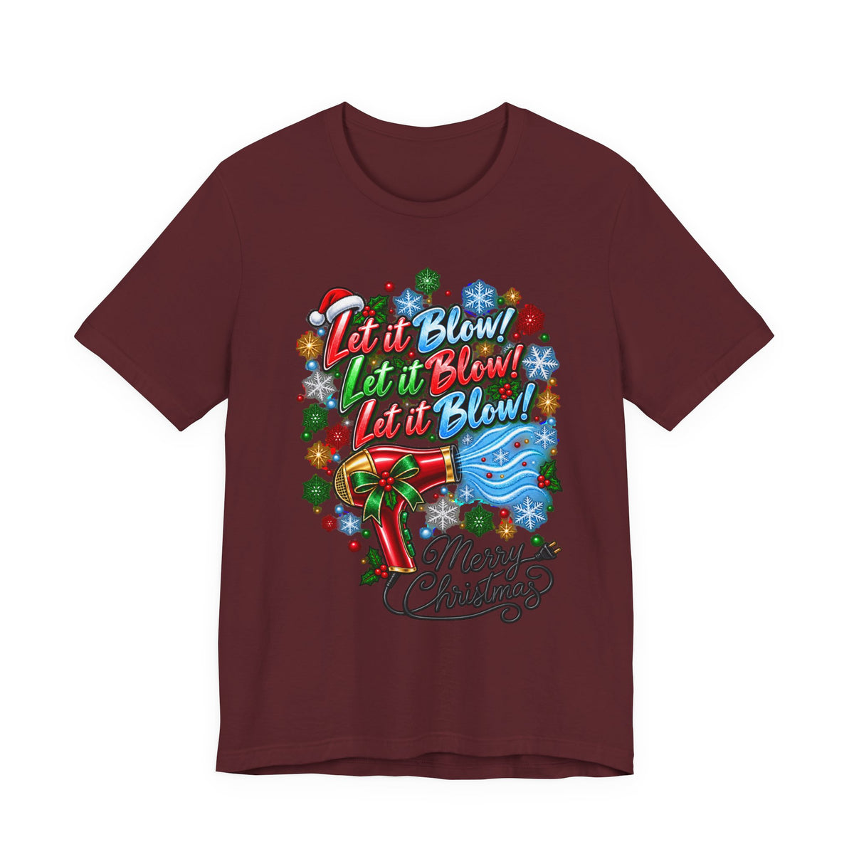 Merry Christmas Hairdryer T-Shirt