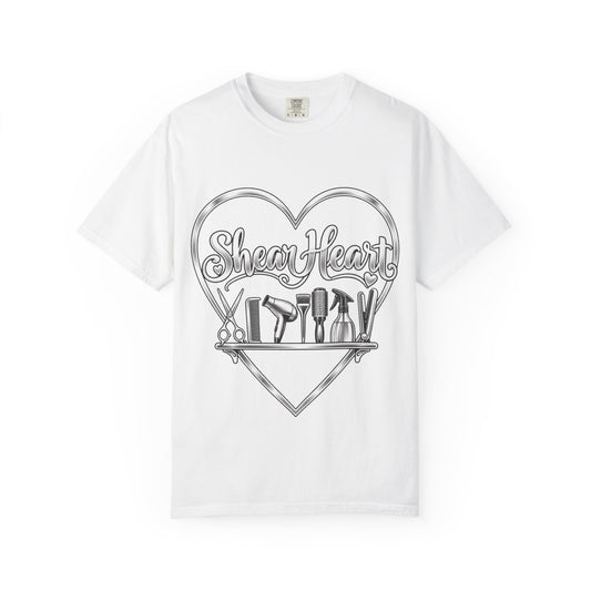 "Shear Heart and Tools" Hairstylist T-Shirt