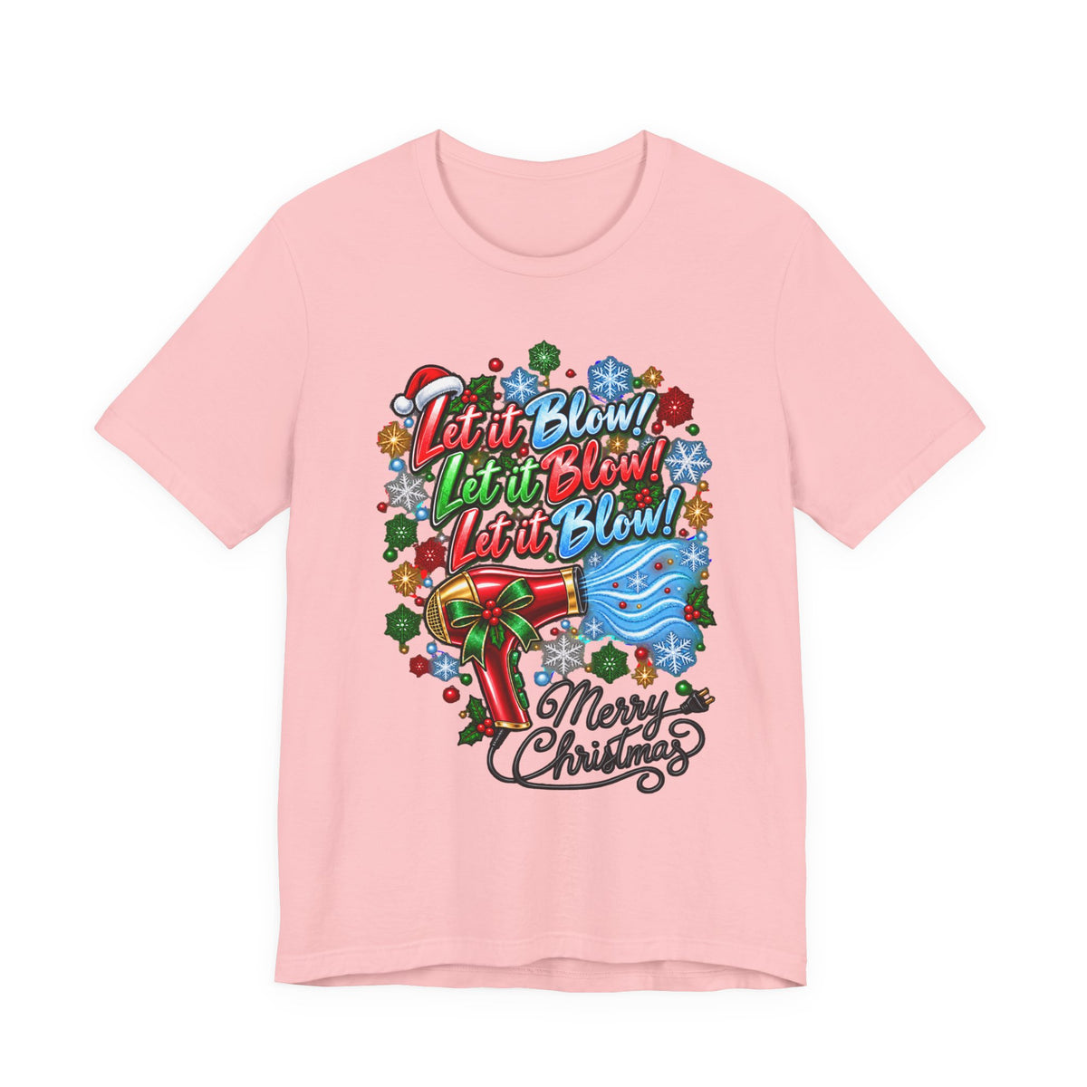 Merry Christmas Hairdryer T-Shirt