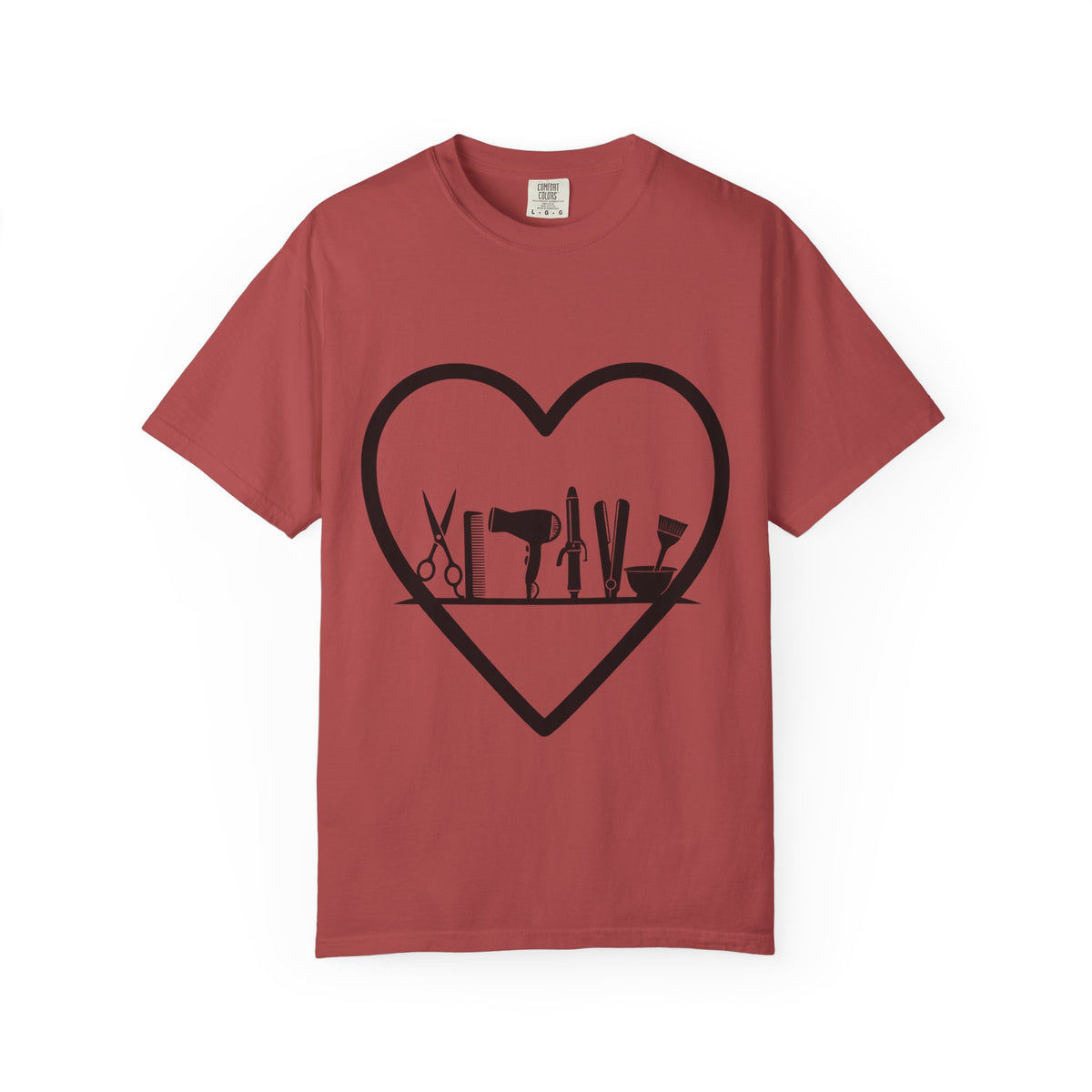 "Heart and Hair Tools" T-Shirt for Hairstylist