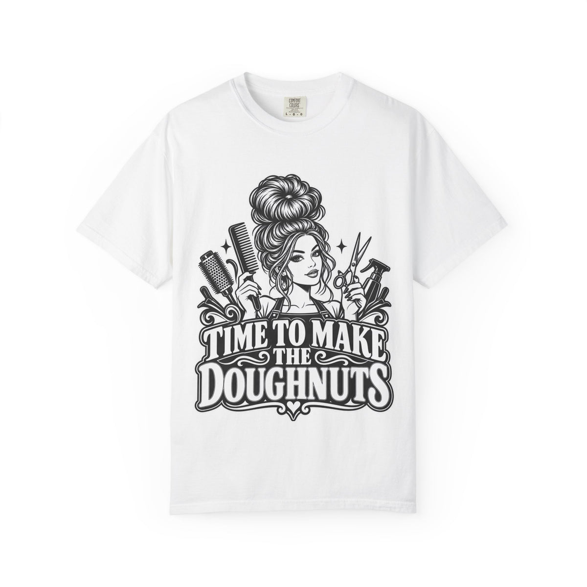 "Time to Make the Doughnuts"(Money) T-Shirt — Hairstylist T-Shirt
