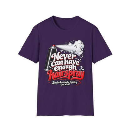 "Never Can Have Enough Hairspray" Vintage Spray Can T-shirt