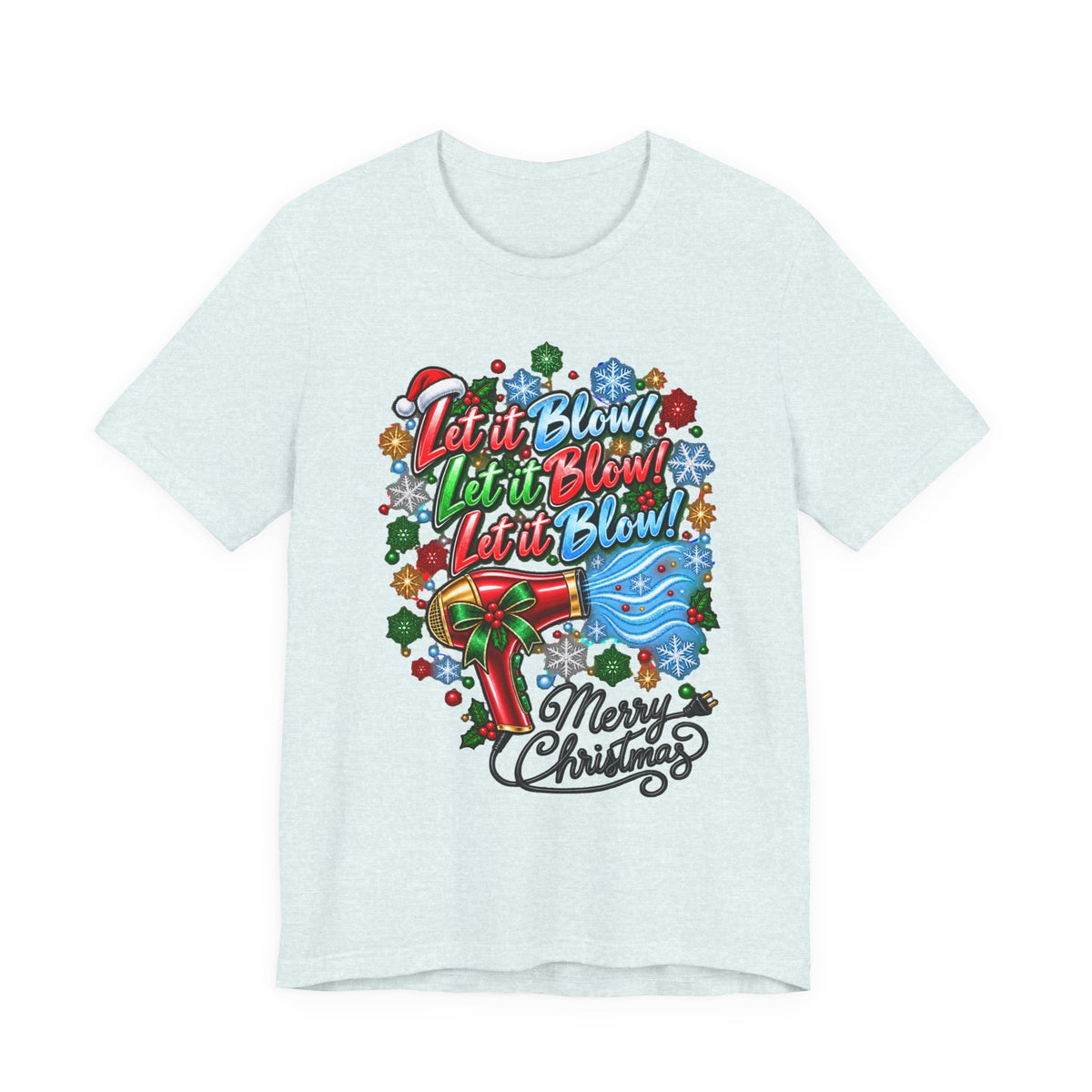 Merry Christmas Hairdryer T-Shirt